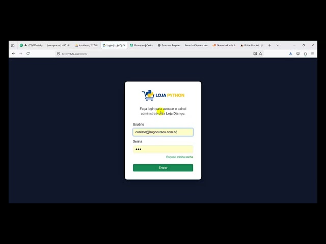 Panel administrativo con Django Python - Creando tienda virtual - Módulo 02