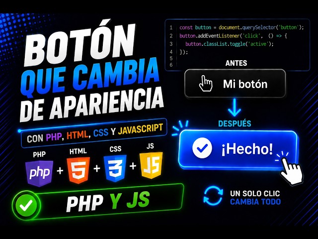 BOTON con PHP, JS y MySQL #3: Final del proyecto