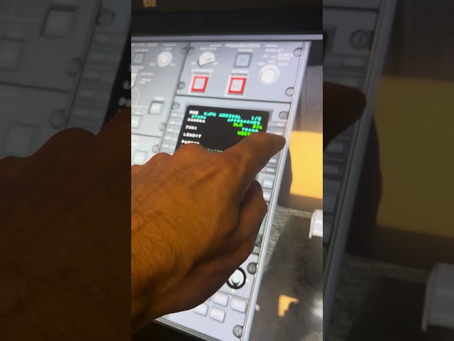 How to use the fms/cdu in a Challenger 350