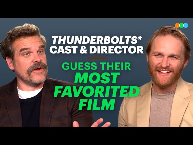 Thunderbolts*: David Harbour, Wyatt Russell & more guess their film with the most fans on Letterboxd