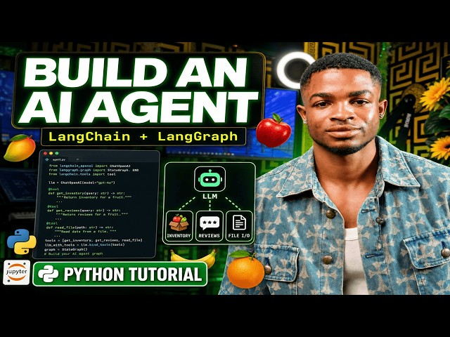 How to Build Your First AI Agent with LangChain & LangGraph | Python Tutorial