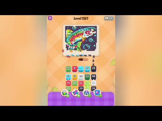 Colony Flow Level 1267 Hard Puzzle Walkthrough Solution 