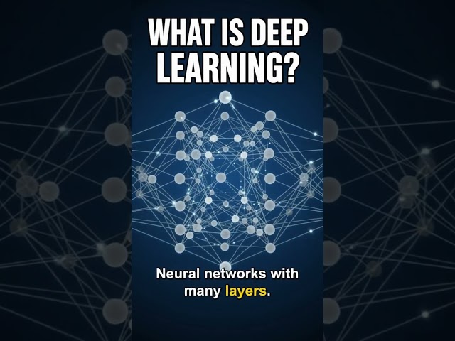 What Is Deep Learning? 🧠🤖 Explained in 10 Seconds | How AI Learns Complex Patterns