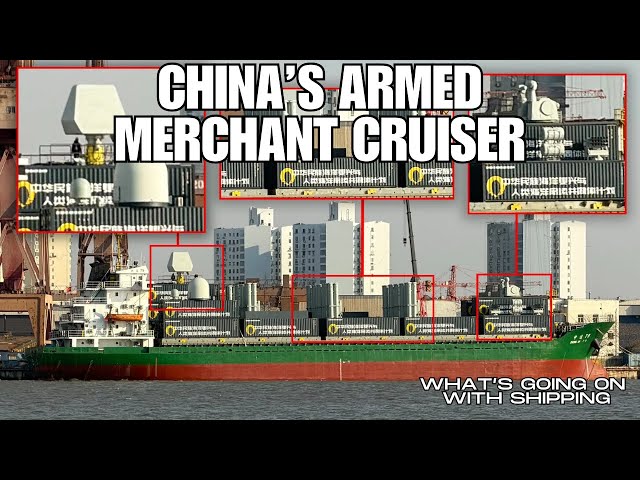 China Arms a Container Ship | Picket/Surveillance | First Strike | Cost Effective | Expendable