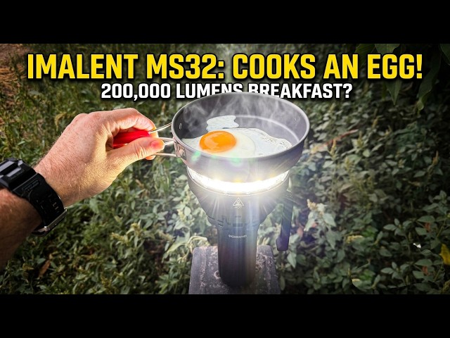 I Tested The World's Brightest Flashlight - Imalent MS32