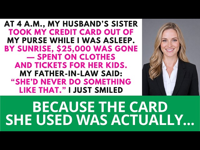 At 4 A.M, My Husband's Sister Took My Credit Card Out Of My Purse While I Was Asleep… | Snow Revenge