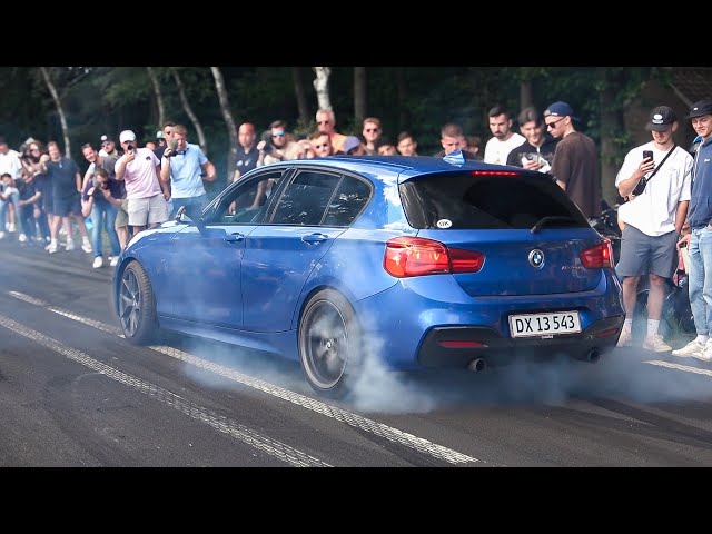 BEST OF BMW M135i & M140i Sounds- Accelerations,  Powerslides, Burnouts. Launch Control...