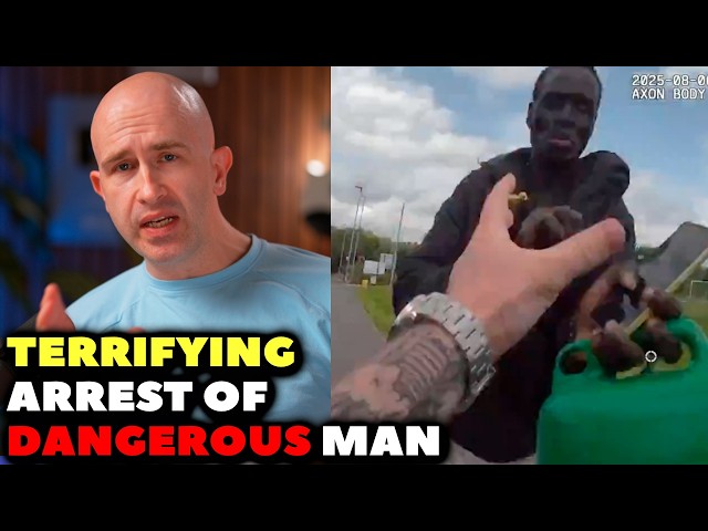 ACTUAL Bodycam Footage of Dangerous Migrant Arrest