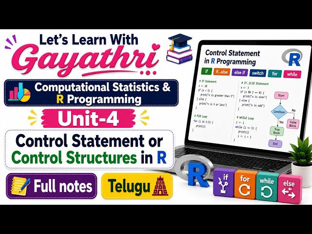 Conditional Statements in R #degree #bsc #computationalstatistics #rprogramming #python #viral #anu
