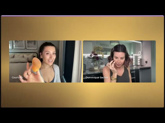 Our LIVE Makeup Tutorial (ft Courtney) | Dominique Sachse