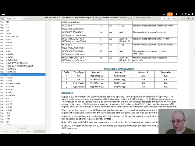 Encoding GPR/XMM Transfers with MOVD/Q and VMOVD/Q | x86_64 Encoder
