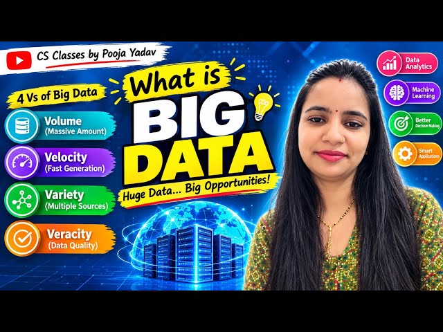 Big Data Explained in Hindi | What is Big Data? 5Vs of Big Data | Class 11 Computer Science