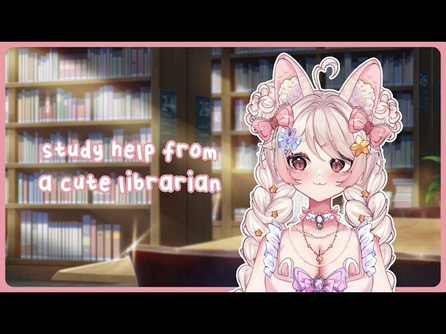 F4A ☆ study help from a cute librarian [meet cute] [shy speaker] [quiet background]