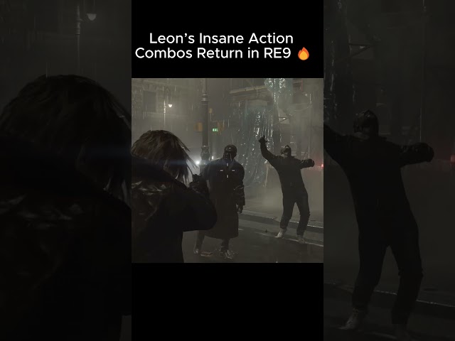 RE9 Combos are BACK ! Leon's Insane Action Returns