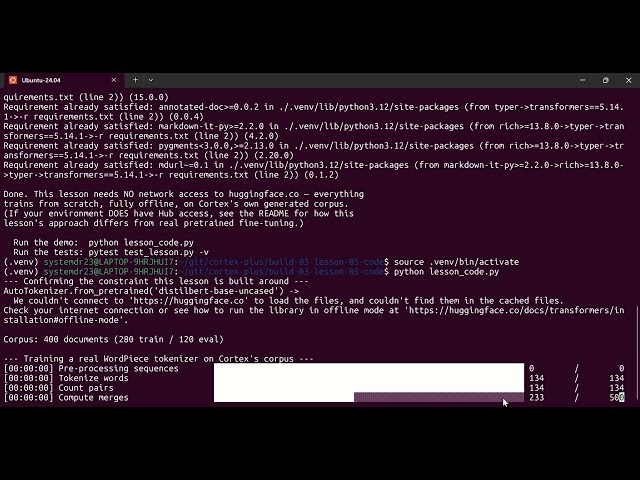 Build 03 lesson 05: Train BERT Text Classification with Hugging Face Transformers