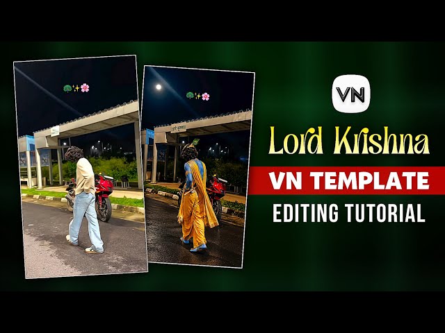 Instagram Trending New Lord Krishna Reels Editing | Lord Krishna Vn Template | Reels Editing 