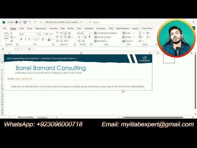 New Perspectives Excel 365/2021 | Module 3: End of Module Project 1 | #Module3EndofModuleProject1