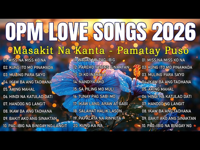 Tagalog Love Songs 80's 90's 💝Opm Masarap Balikan💕 OPM Songs 🌹 Pure Tagalog Pinoy Old Love Songs#01