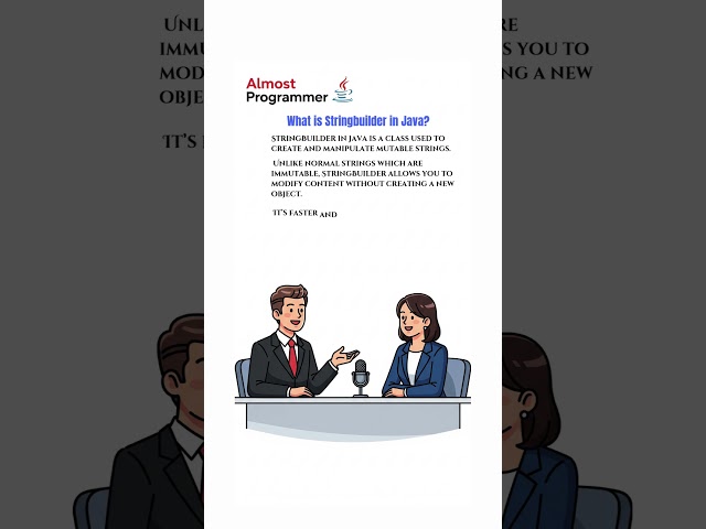 What is StringBuilder in Java? | Java Tutorial for Beginners #shorts