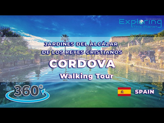 CÓRDOBA (SPAIN): discover the Alcázar Gardens, a historic paradise offering a 360-degree experience.