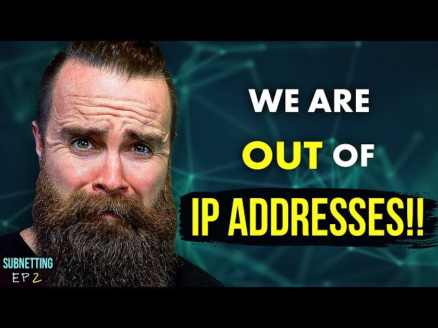 we ran OUT of IP Addresses!!