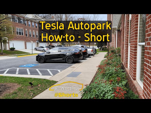 How to use Tesla Autopark - #Shorts