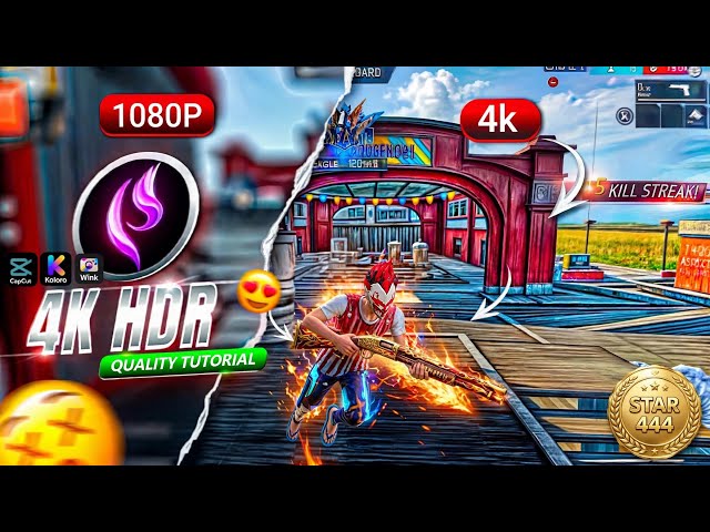 Free Fire 4K Ultra HDR Quality Tutorial 🔥 | Best Quality Editing Tutorial 2026 😱
