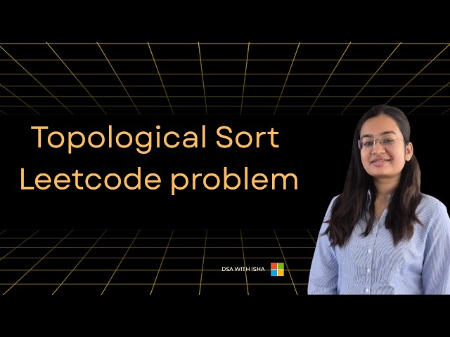 Leetcode problem for topological sorting