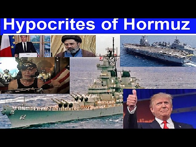 Trump , Macron  & The Media Hypocrites of Hormuz