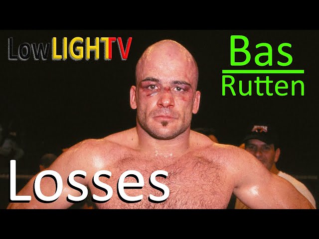 Bas "El Guapo" Rutten TODAS (4) DERROTA en peleas de MMA (Lowlight TV)