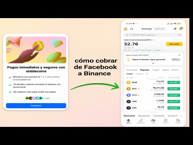How to get paid on Facebook with Binance ✅ How to get paid on Facebook with stablecoins ✅ tutoria...