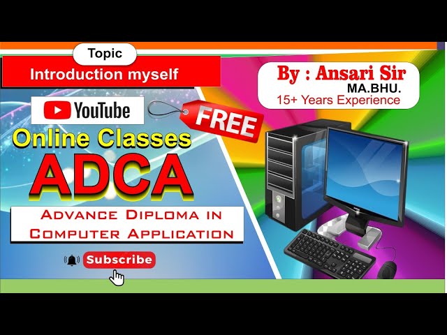 “Ansari Computer Institute | Basic Computer Course Introduction | Free Computer Classes”