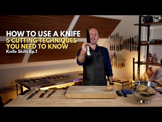 5 Kitchen Knife Techniques You Need to Know | Knife Skills Episode 1