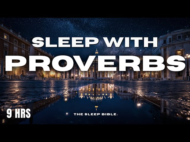 LIVE All Night: Full Book of Proverbs | Peaceful Bible Reading for Sleep & Relaxation