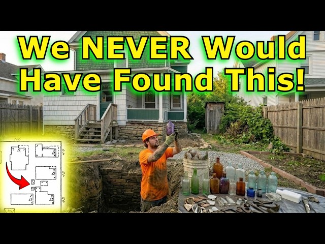 150-Year-Old Underground Pit Uncovered After Demolition! Privy Digging RARE Antique Bottles