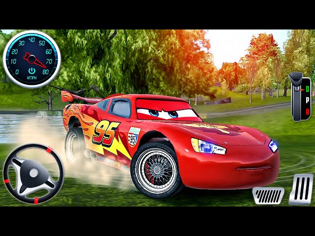 Extreme Car Driving Simulator - New Mod 2024: Offroad Cars Lightning McQueen - Android GamePlay #13