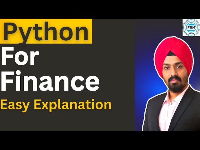 Python for Finance | Easy Python for FRM Candidates