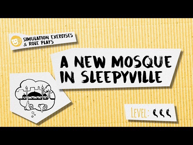 Roleplay on Online Hate Speech and Democracy - A New Mosque in Sleepyville