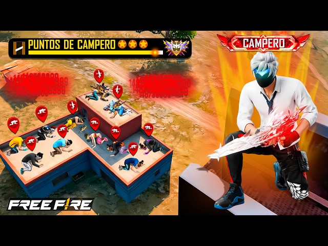 ENCONTRÉ el MEJOR LUGAR para CAMPEAR 🤣 FREE FIRE