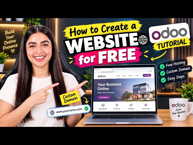 How to create a website for FREE | Custom domain | Odoo Tutorial @NKGenZucate-15h 