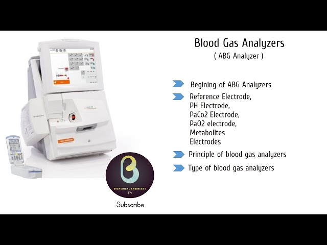 Blood Gas Analyzers | ABG Analyzer | Biomedical Engineers TV |