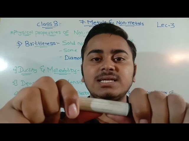 Metals and Nonmetals L-3