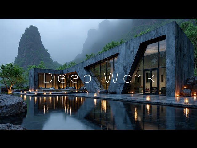 Misty Mountain Focus Music | Deep Work Beats for Zen Productivity & Study