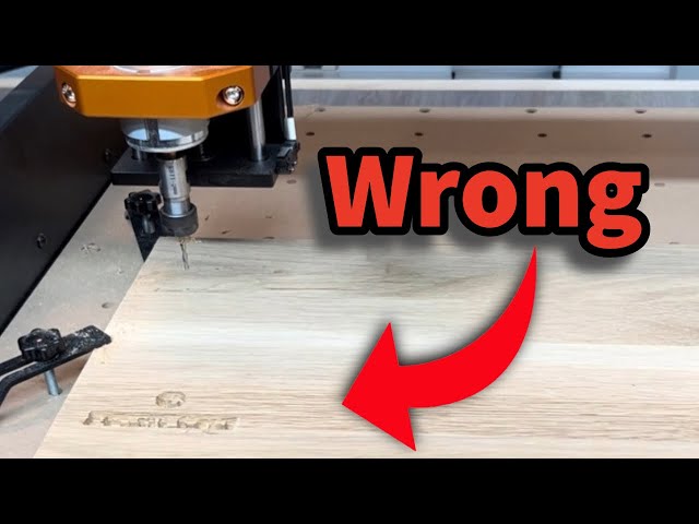 I Can’t Believe My First CNC Carve Went So wrong… Can I Save My Project
