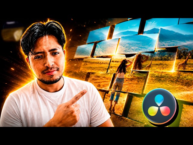 Create a Professional GRID Transition in DaVinci Resolve | Step by Step