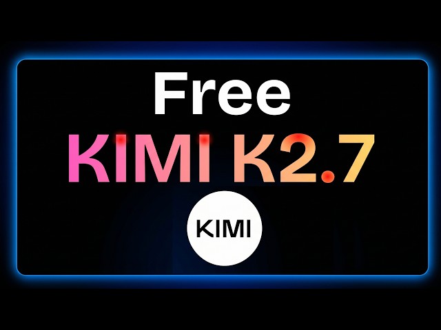Use Kimi K2.7 Completely FREE  – Best AI Coding Setup 2026 | Claude Code Alternative