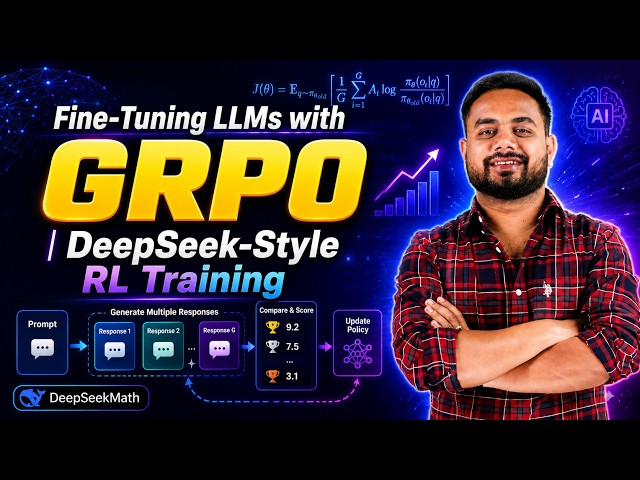 GRPO Fine-Tuning with Practical | DeepSeekMath, PPO vs GRPO, Hugging Face & Unsloth