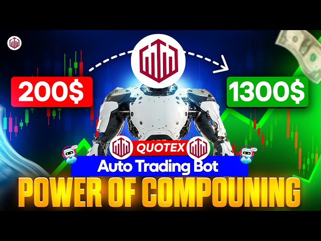 Quotex Compounding Strategy with Auto Trading Bot - Live Test 2026