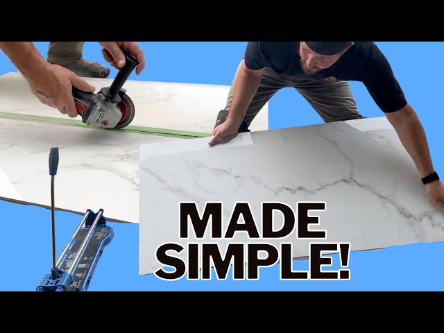 I Cut Large Format Tile With a Cheap Angle Grinder… Here’s What Happened