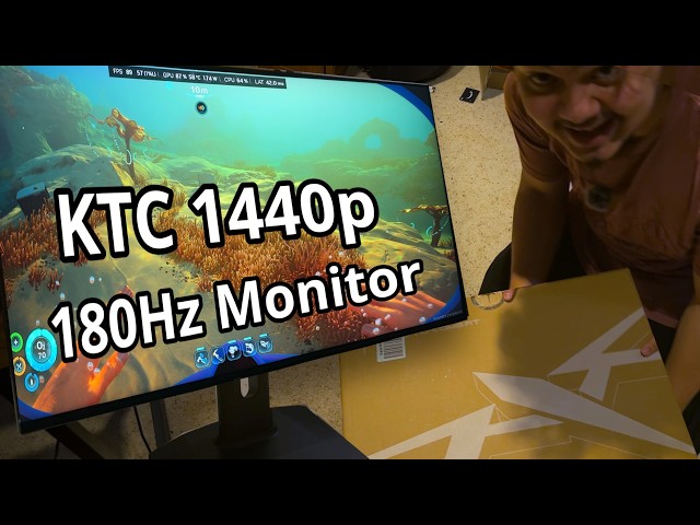 Absolutely the BEST PURCHASE I'VE MADE (1440p KTC 180Hz Monitor)